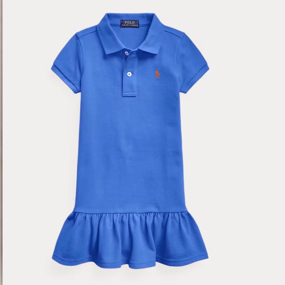 Polo by Ralph Lauren Girls' Blue Polo Dress